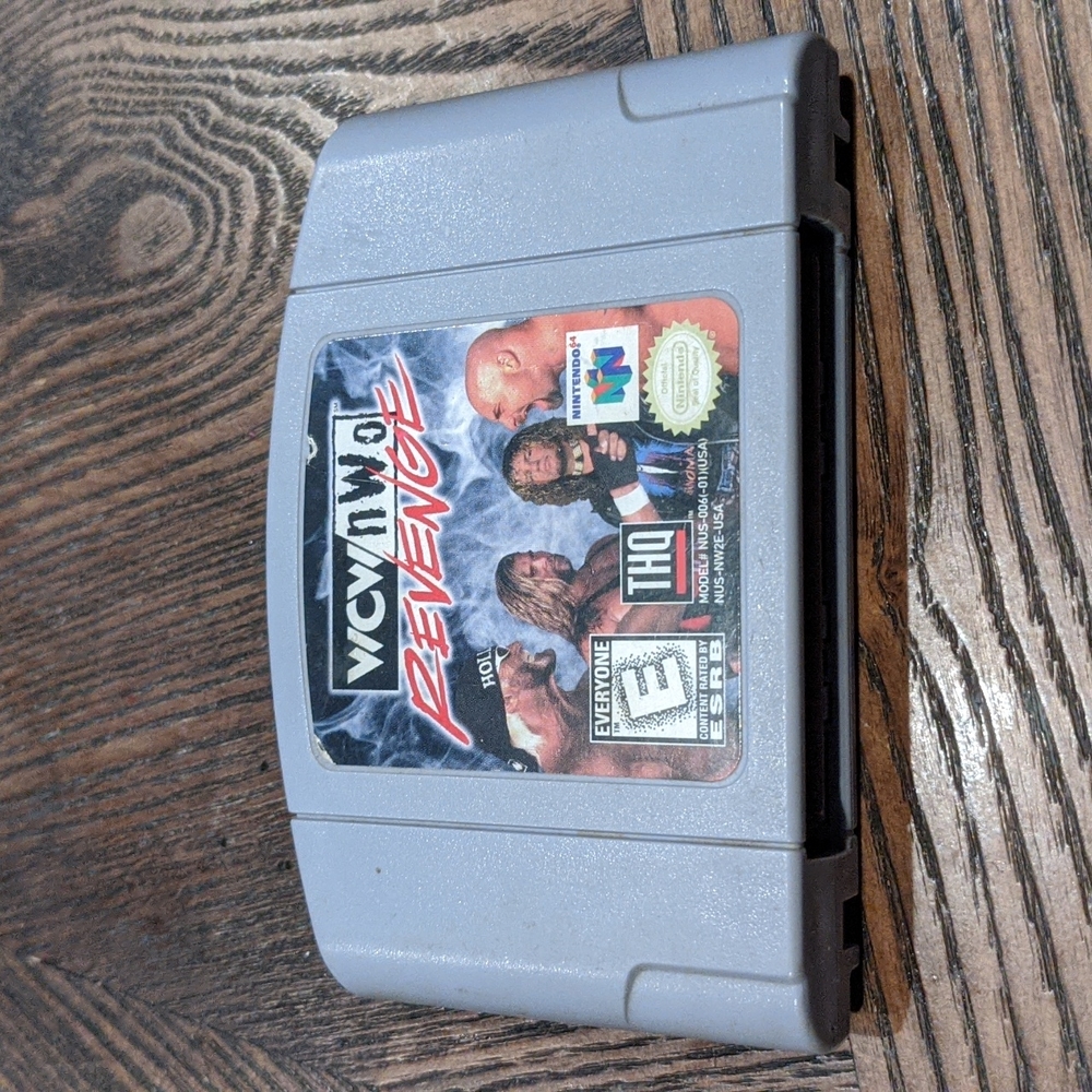 WCW nWo Revenge N64 Game / Authentic / Tested / Working